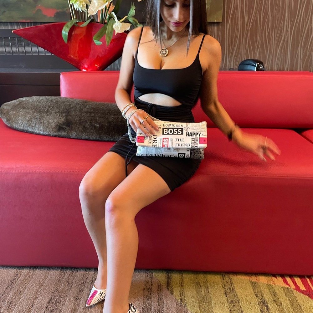 Black Cutout Bodycon Dress